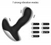 Masażer Prostaty Wibrator Analny Podgrzewany USB 7 Funckcji + Pulsator BLACK